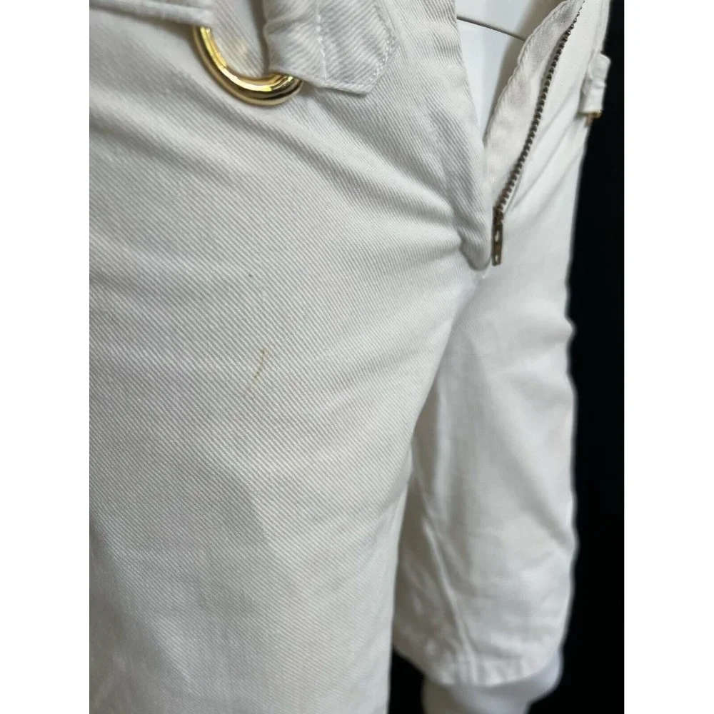 Gucci Women's Vintage Short Pant Elegant White Pockets XS - Picture 4 of 12